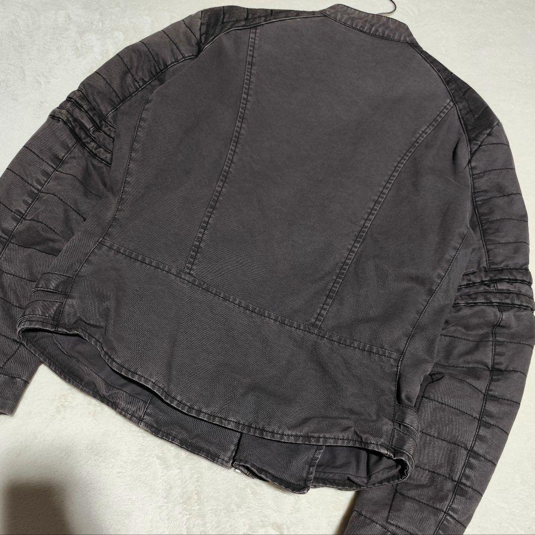 希少【 ラルフローレン 】✦ シングル ライダース ジャケット コットン Ｍ相当