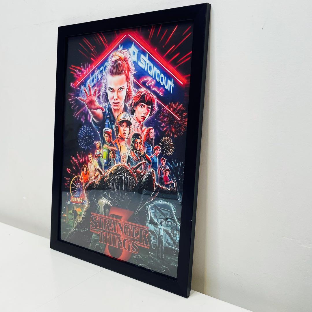 【専用出品】額付きポスター ストレンジャーシングス5枚セット(新品)