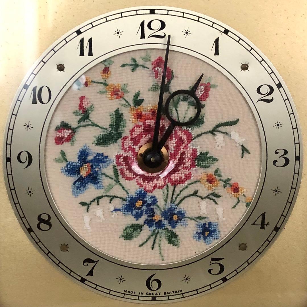 美品＊希少∮英アンティーク＊プチポアン＊プチポワン＊時計 ブラシ 小物入れ 5点