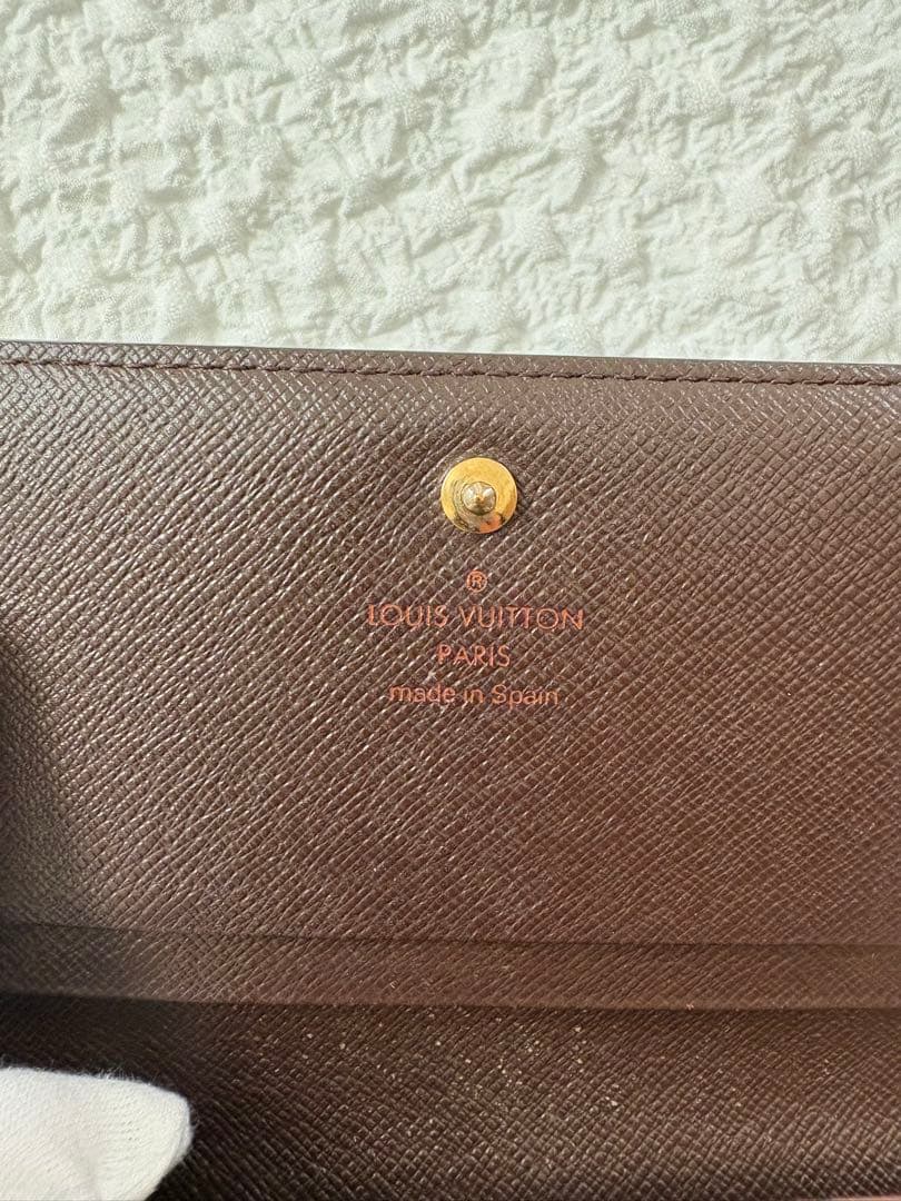 Louis Vuitton ルイ・ヴィトン ダミエ 二つ折り財布　トレゾール