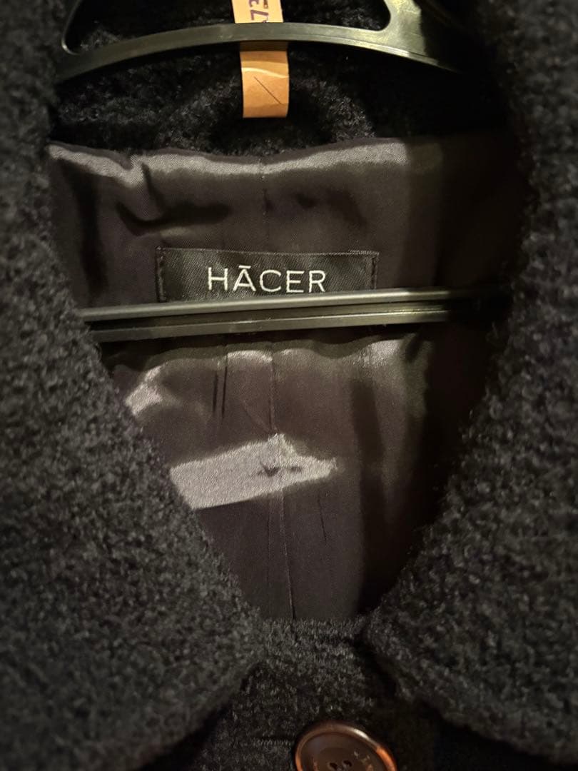 最終値下げ出品12／24までhacer アルパカハーフコート