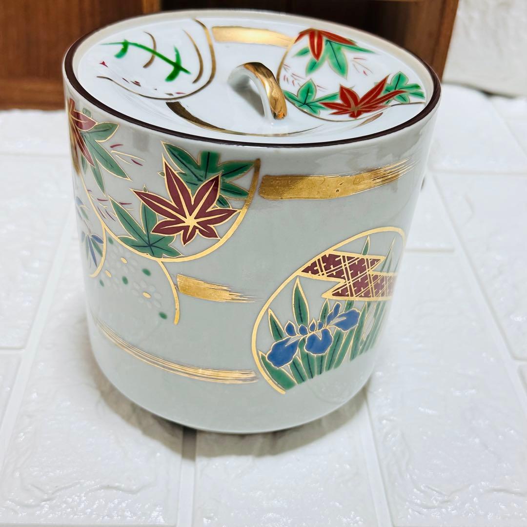 茶道具セット 陶器 茶碗 木製収納　茶道お稽古