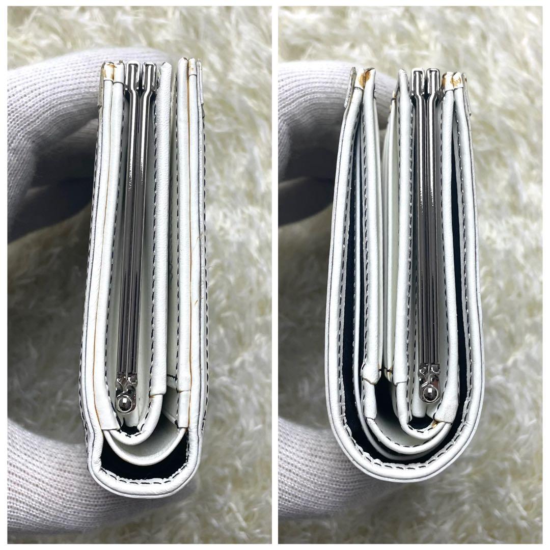 極美品 箱付き ヴィヴィアンウエストウッド 折り財布 がま口 総柄 キャンバス