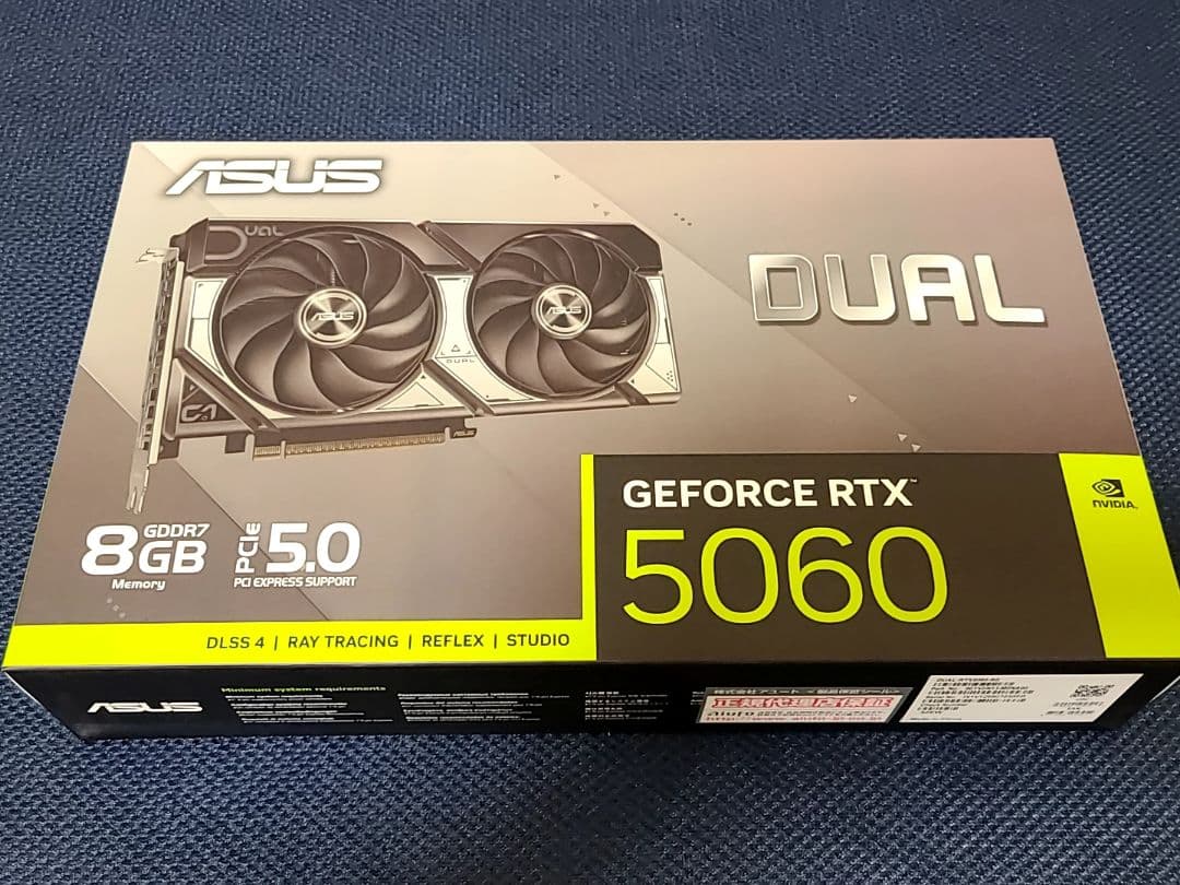 新品 ASUS Dual GeForce RTX 5060 8GB OC
