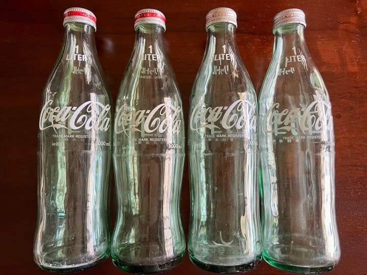 コカコーラ1Lリユース瓶　4本セット