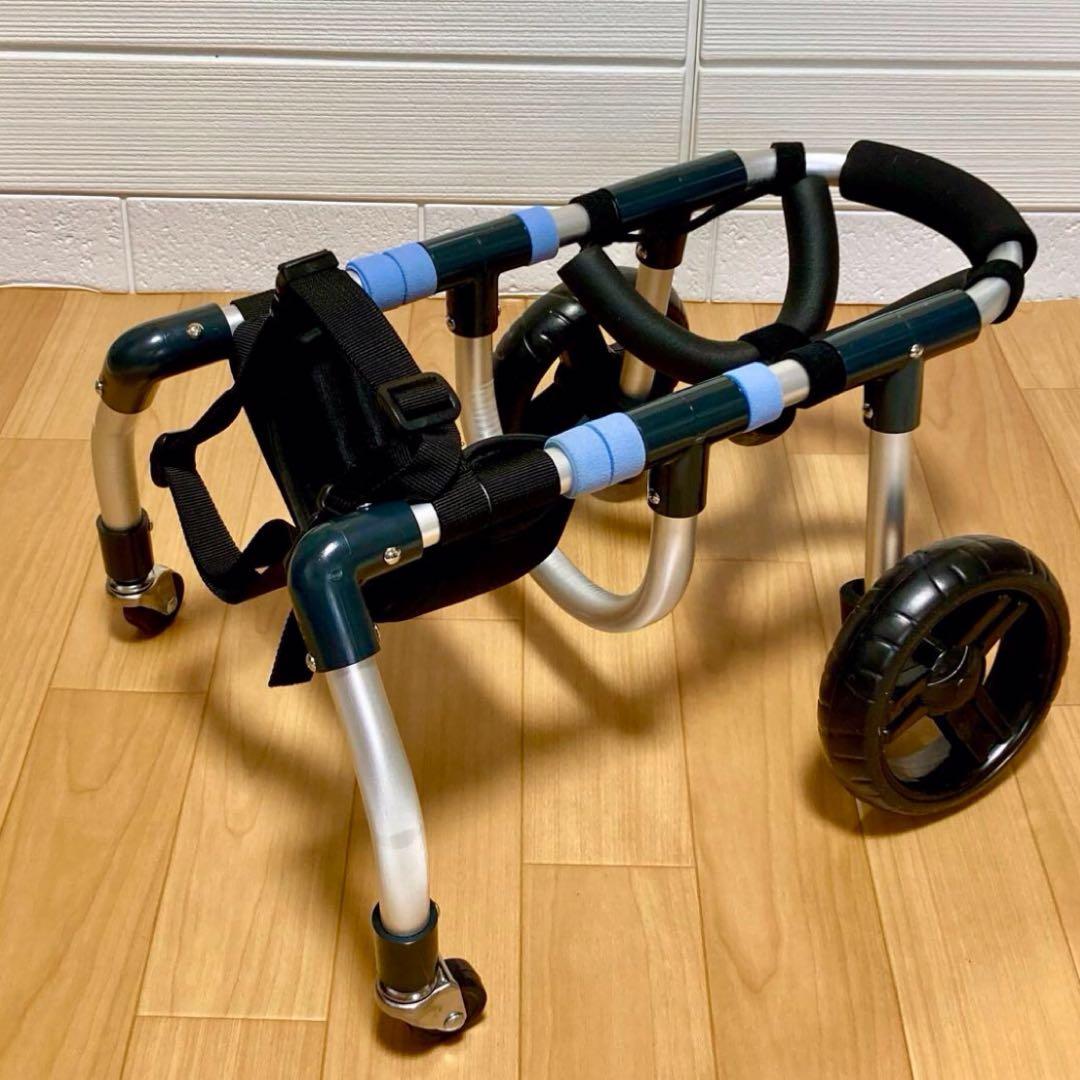 さちページ■小〜中型犬用4輪　犬の車椅子　犬の歩行器　+オプション