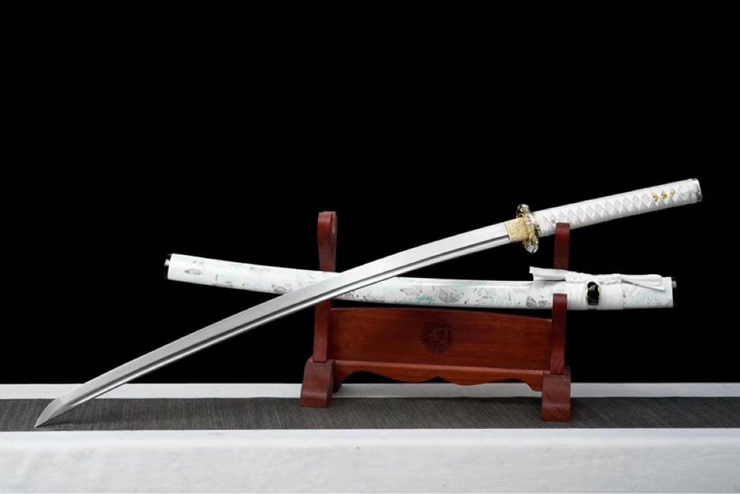 白綾 刀装具 日本刀 武具 鑑賞刀 居合刀 模造刀 舞踊刀