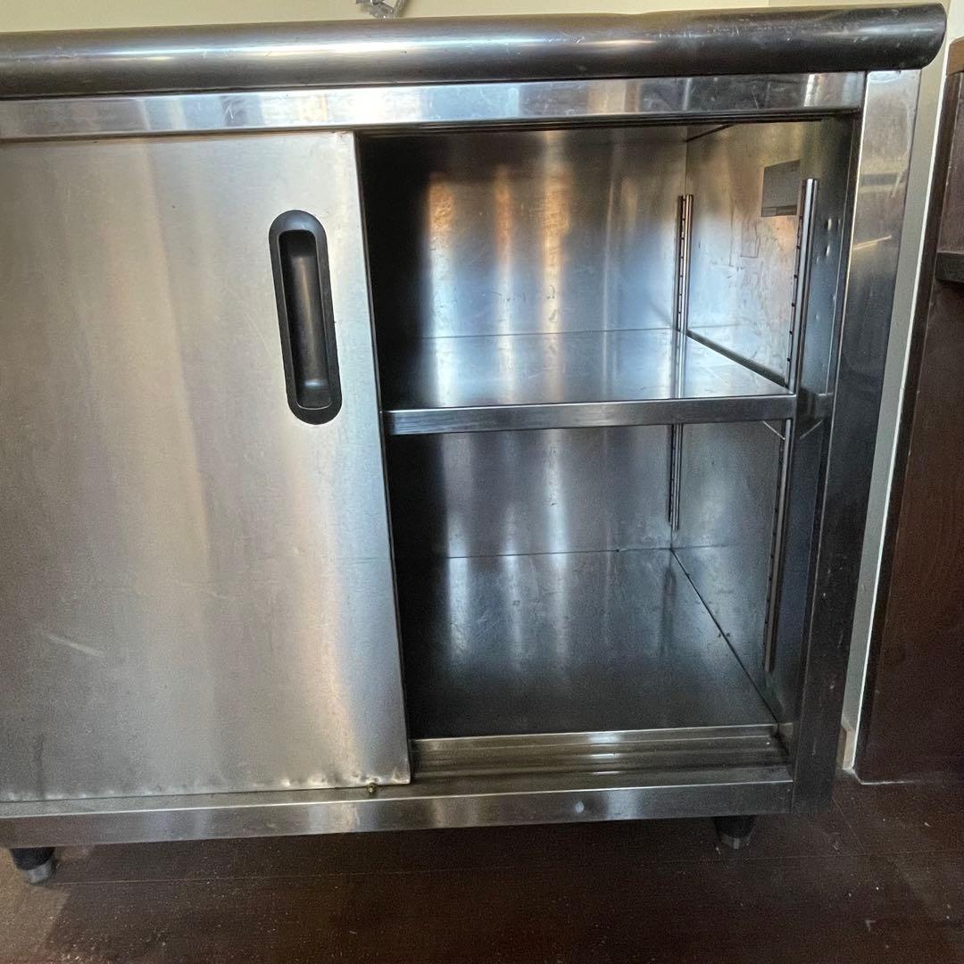 愛知県千種区直接引き取りのみ◎ ステンレス製 業務用 キャビネット 作業台　厨房