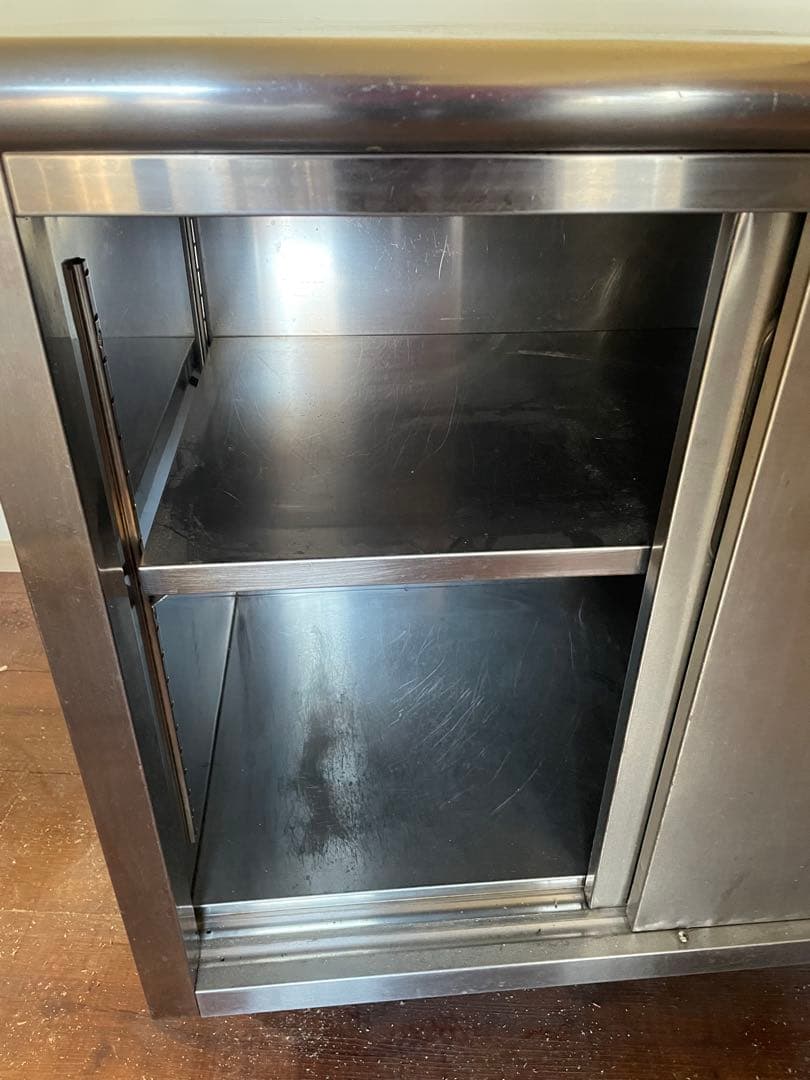 愛知県千種区直接引き取りのみ◎ ステンレス製 業務用 キャビネット 作業台　厨房