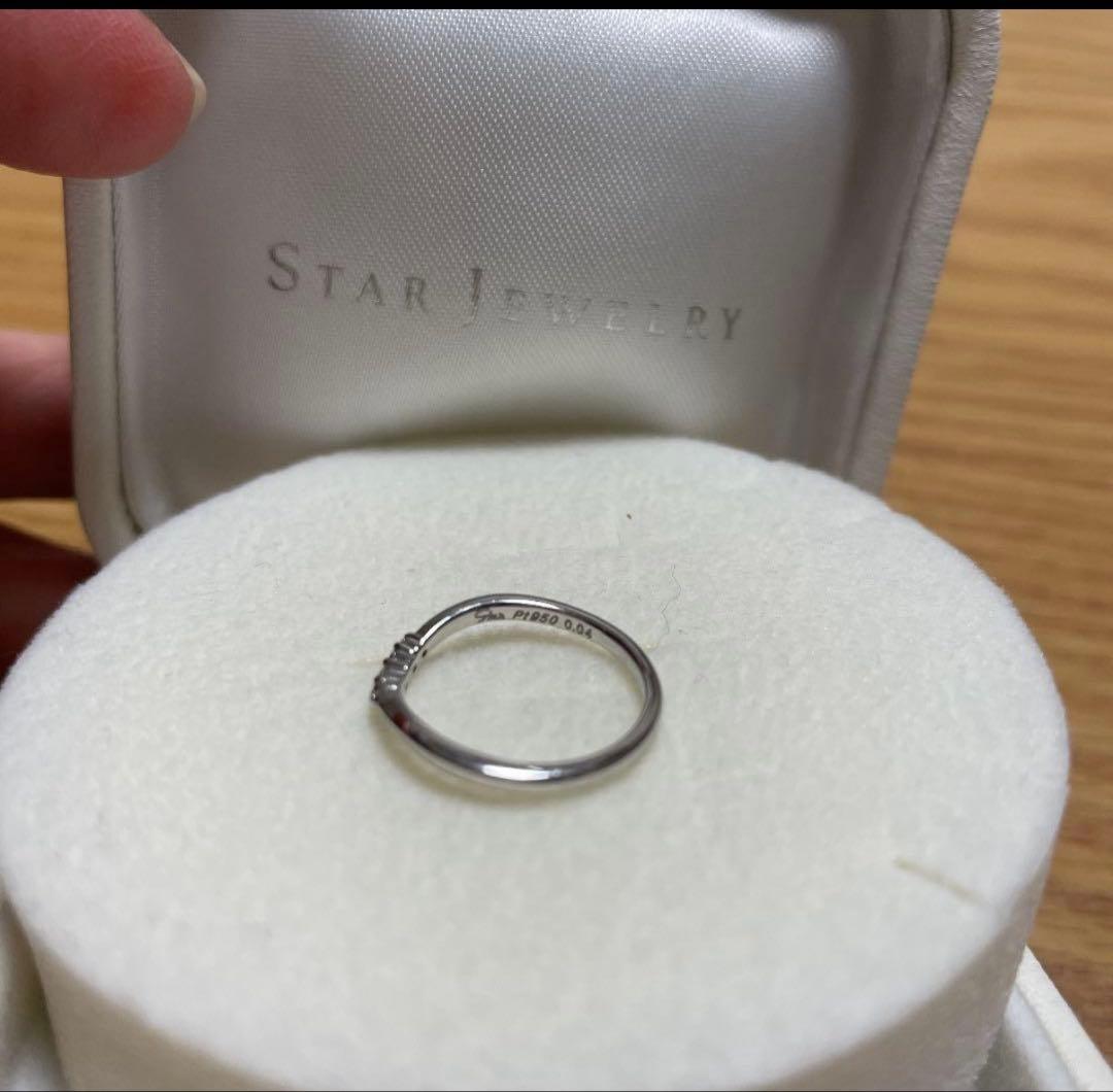 スタージュエリー　プラチナ ダイヤモンドリング