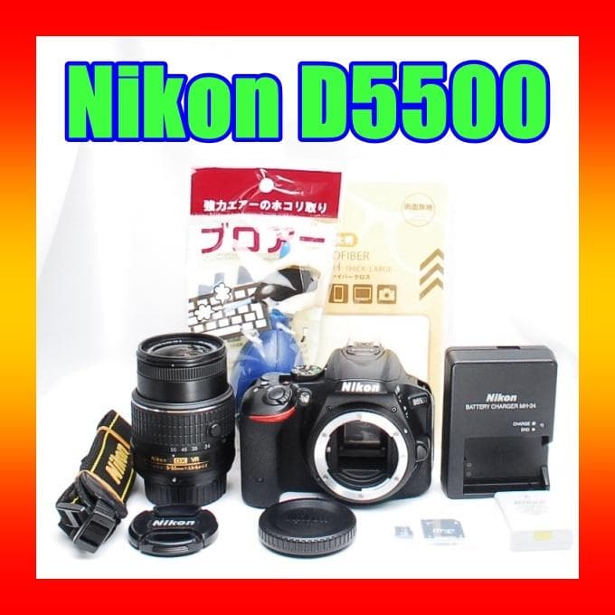Nikon D5500 ♥カメラデビューに♥Wi-Fi &自撮り♥手ぶれ補正