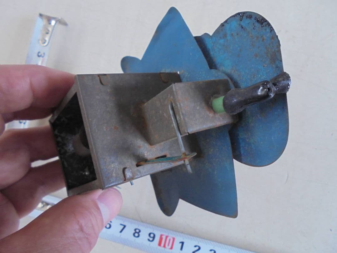 AKa6702　福助　ブリキ？　からくり　人形