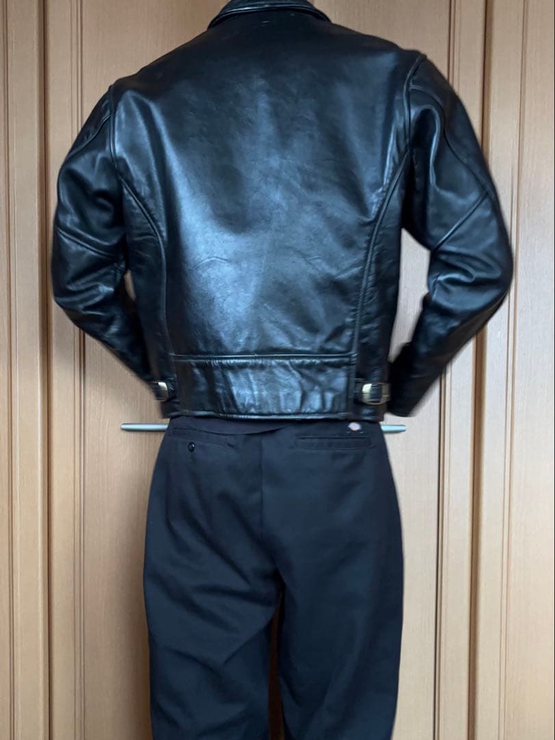 VANSON 36 バンソン シングルライダース レザージャケット カウハイド