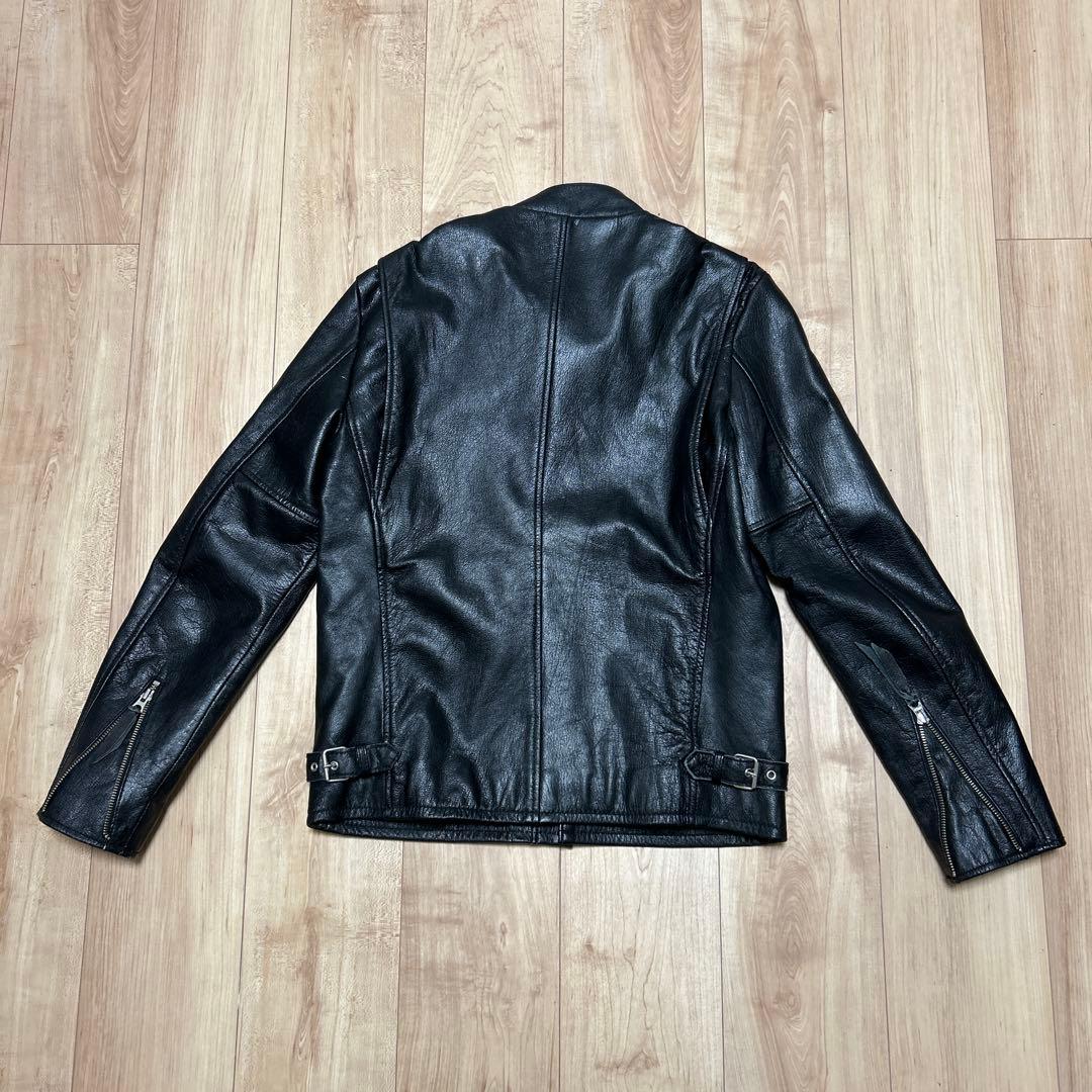 Schott ブラック シングルライダースジャケット M