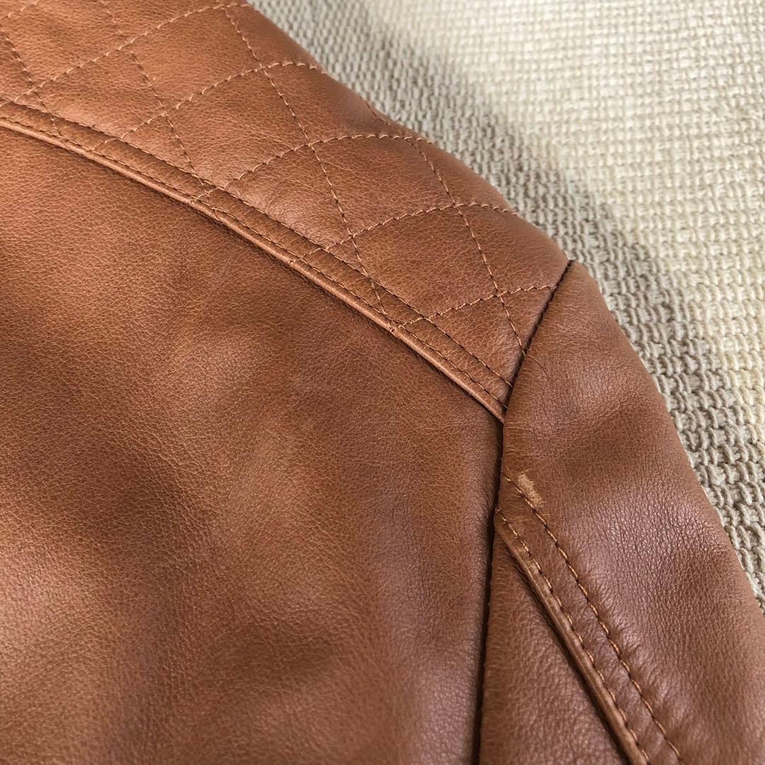 iNCERTUS UNITED ARROWS 牛革 レザージャケット ブルゾン