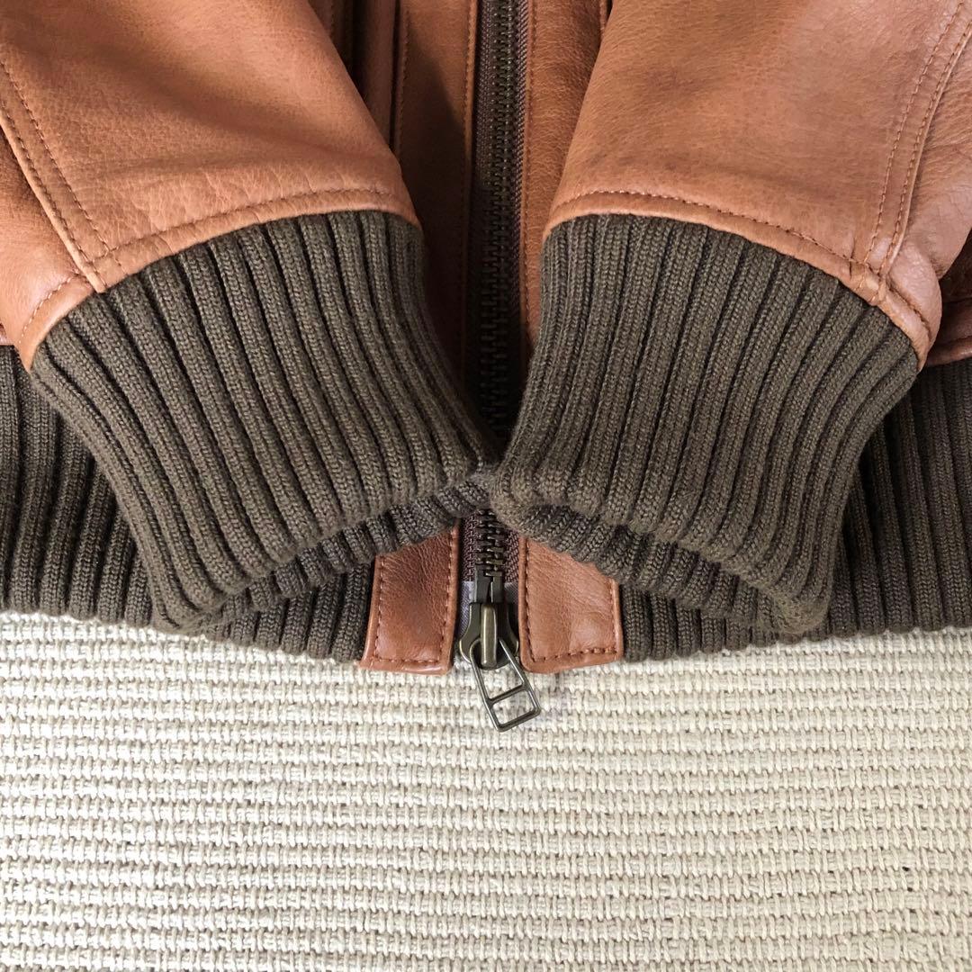 iNCERTUS UNITED ARROWS 牛革 レザージャケット ブルゾン