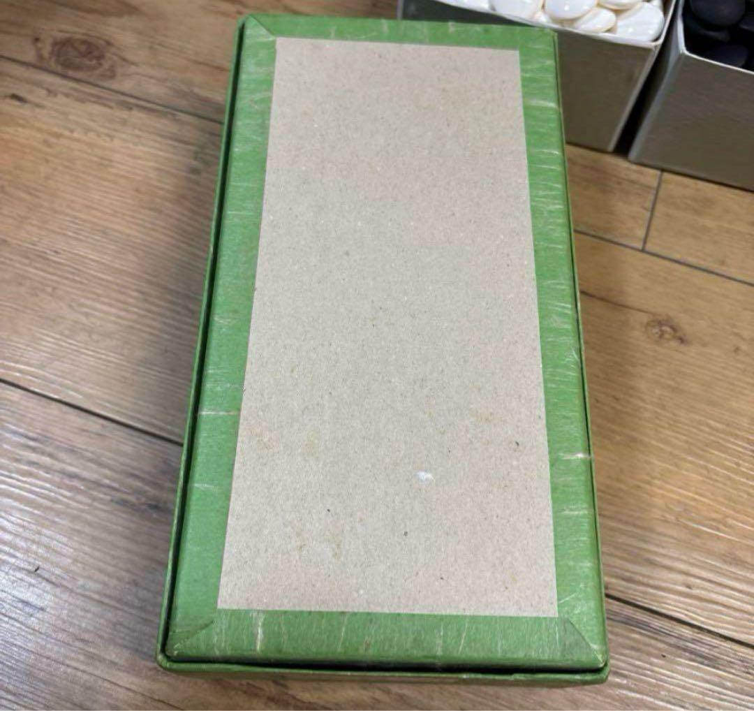 【新品未使用】囲碁　碁石　日向特製　本蛤碁石　那智黒碁石　34号