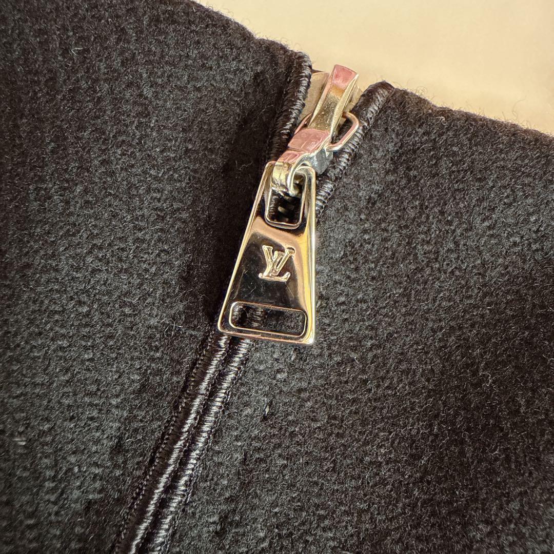 美品★LOUIS VUITTON タイトスカート ブラック LVロゴプル 34