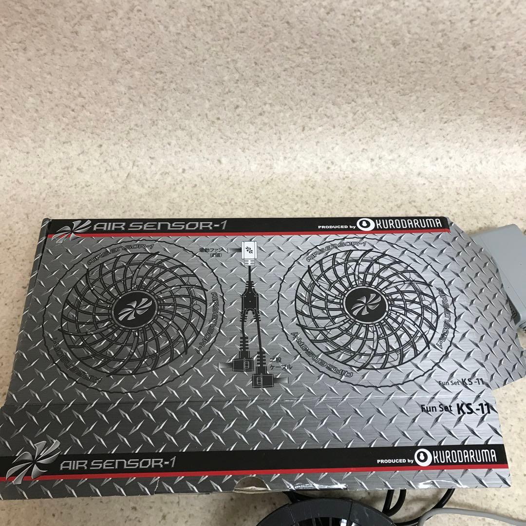 107 動作品 空調服用 ファン 4個セット バッテリー3個