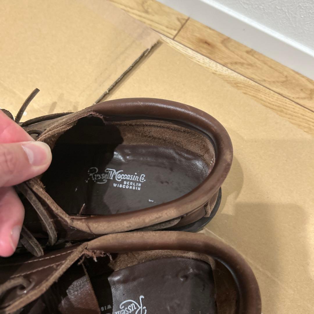 Russell Moccasin ブラウンモカシン　ローファー