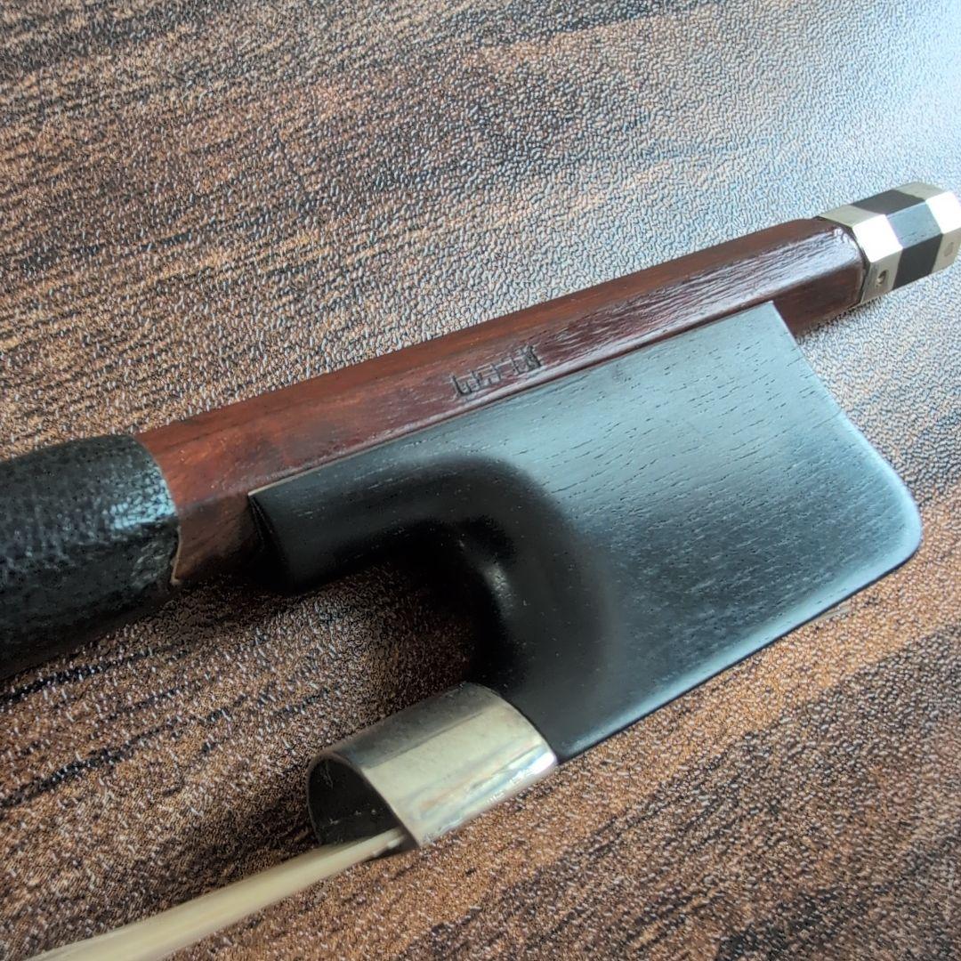 【チェロ弓】LEFIN 丸弓ドイツ 送料込 フルサイズ 中古