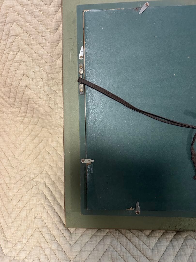 油絵　竹内敏彦　「スペインの港」　F4