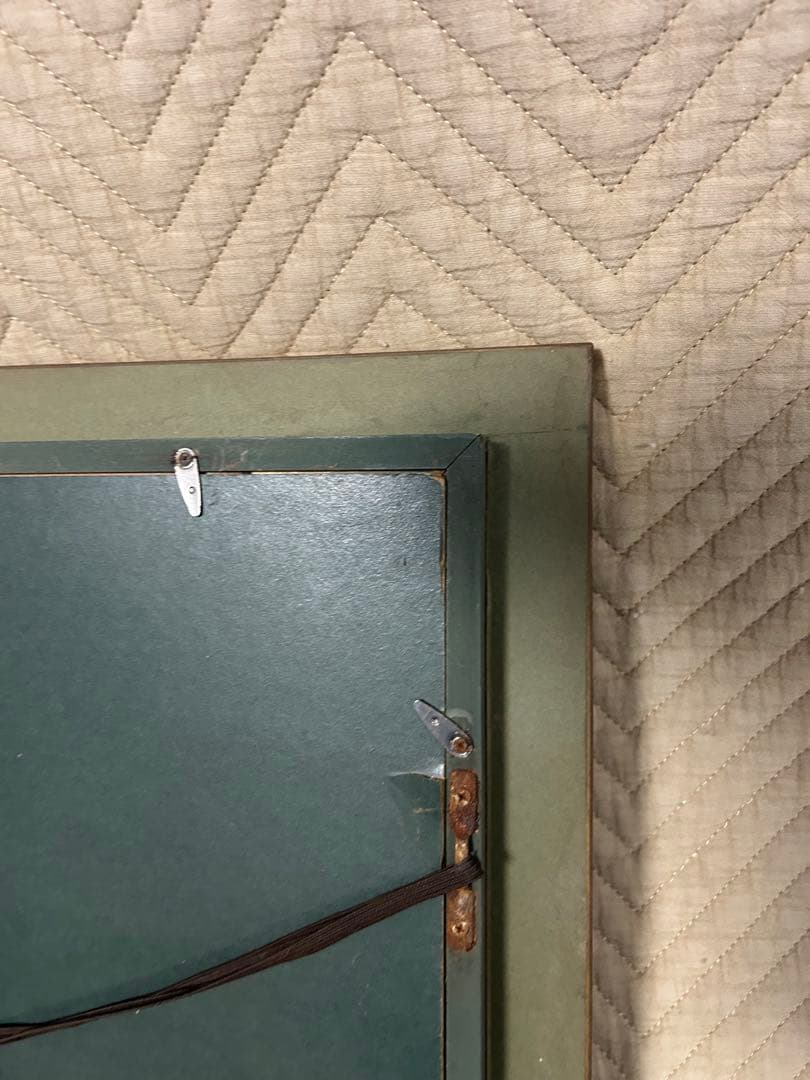 油絵　竹内敏彦　「スペインの港」　F4