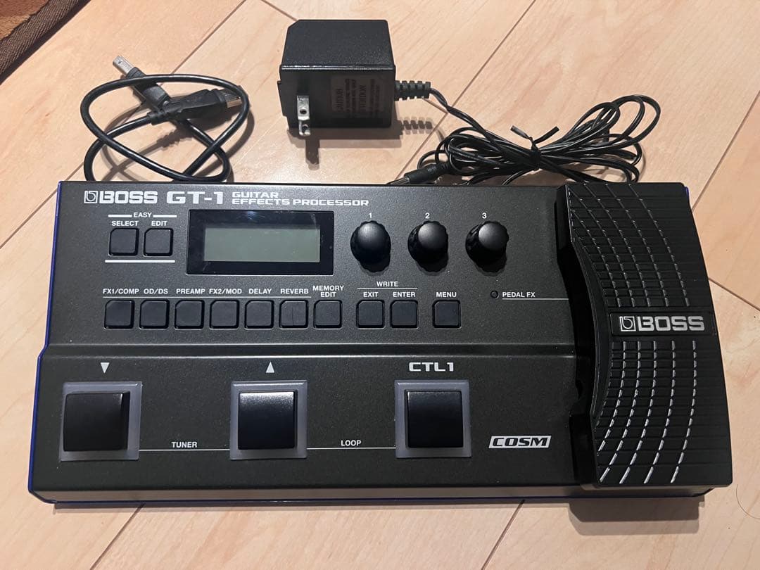 BOSS GT1 3点セット　本体　ACアダプター　USB
