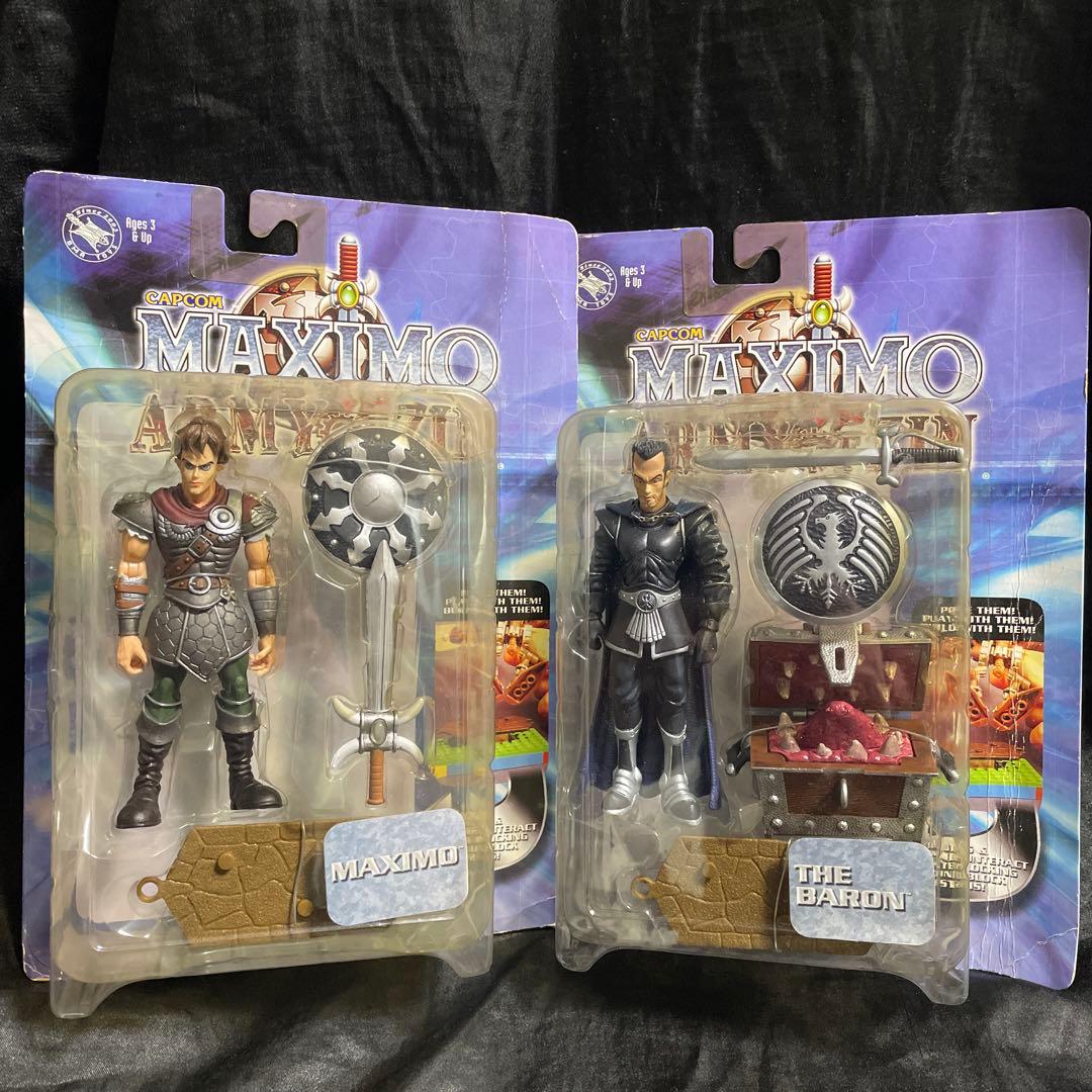 魔界英雄記マキシモ アクションフィギュア プレステ カプコン 2体セット