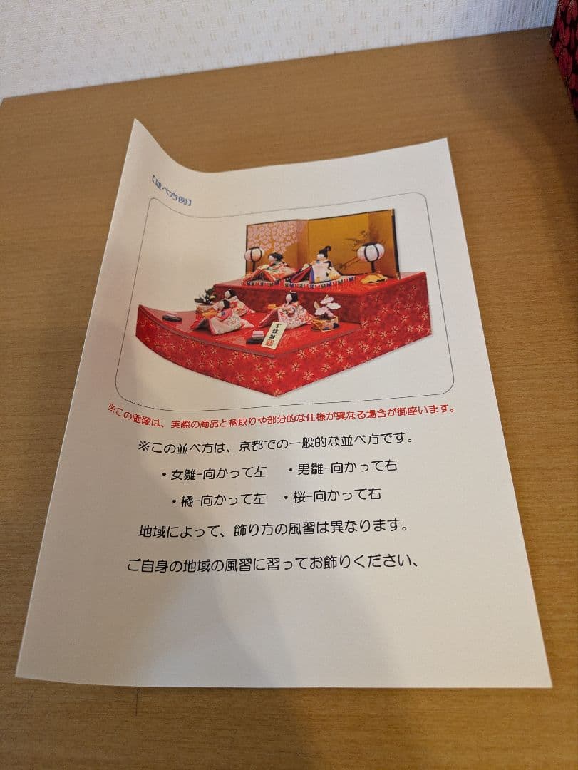 ちりめん 雛人形 彩り友禅雛 ５人揃い　二段