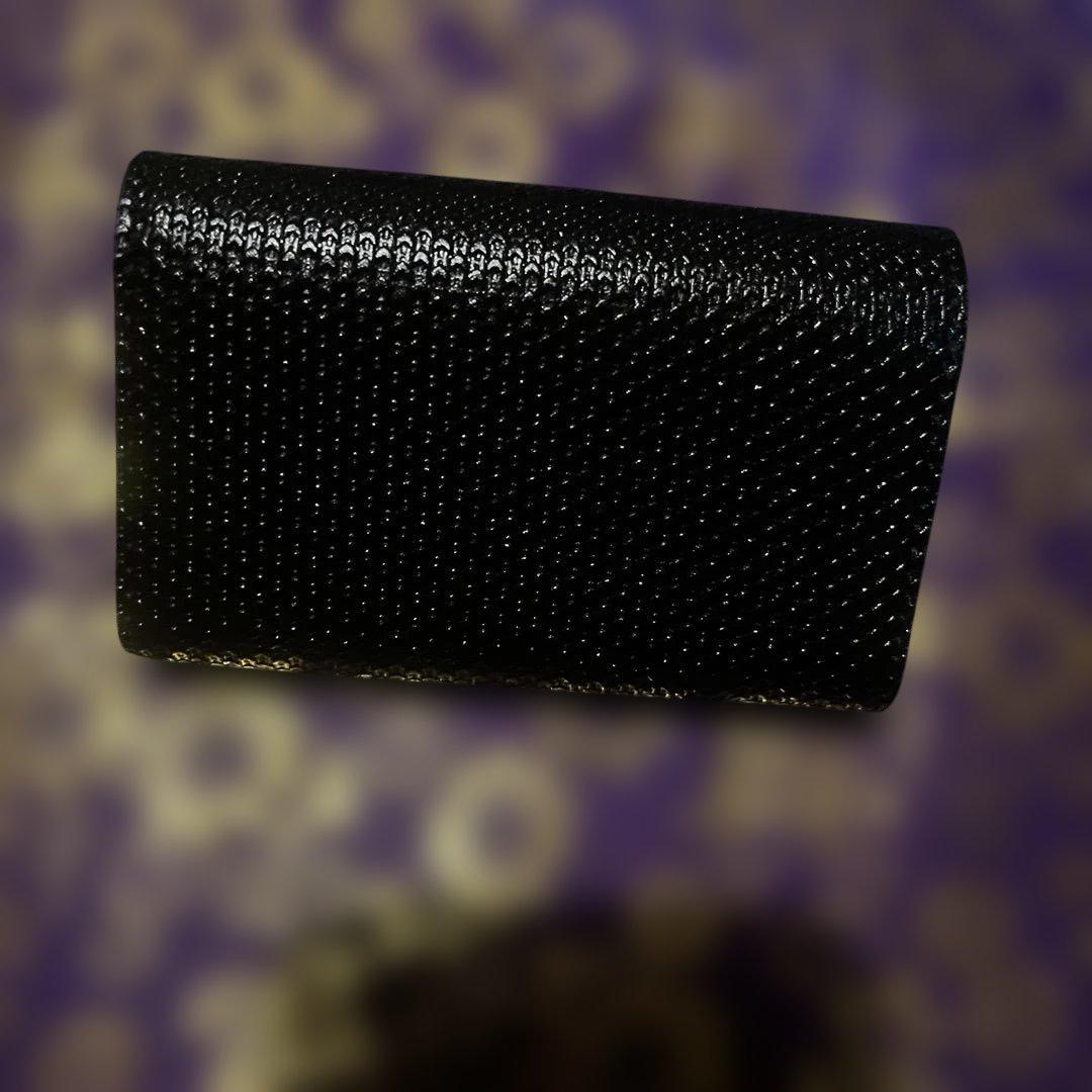 LACOSTE ブラックキーケース