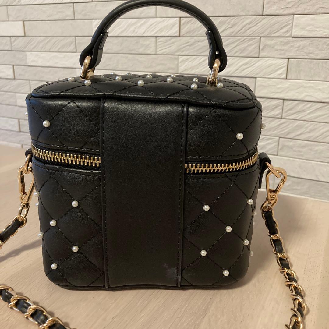 Darich ダーリッチ キルティングパールスクエアミニバッグ　新品　未使用
