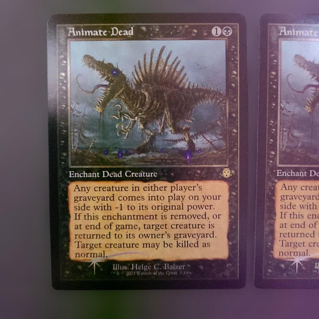 動く死体/Animate Dead ジャッジ褒賞　二枚