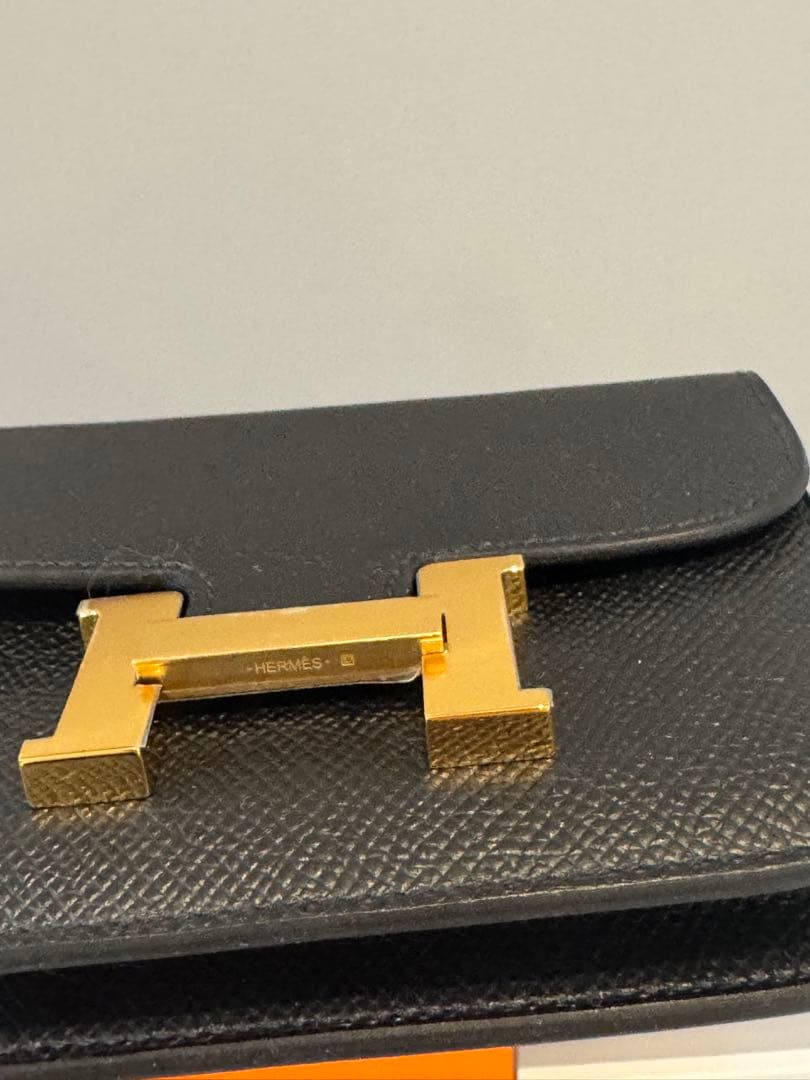 HERMES エルメス　コンスタンススリム　ノワール　ゴールド金具　新品未使用