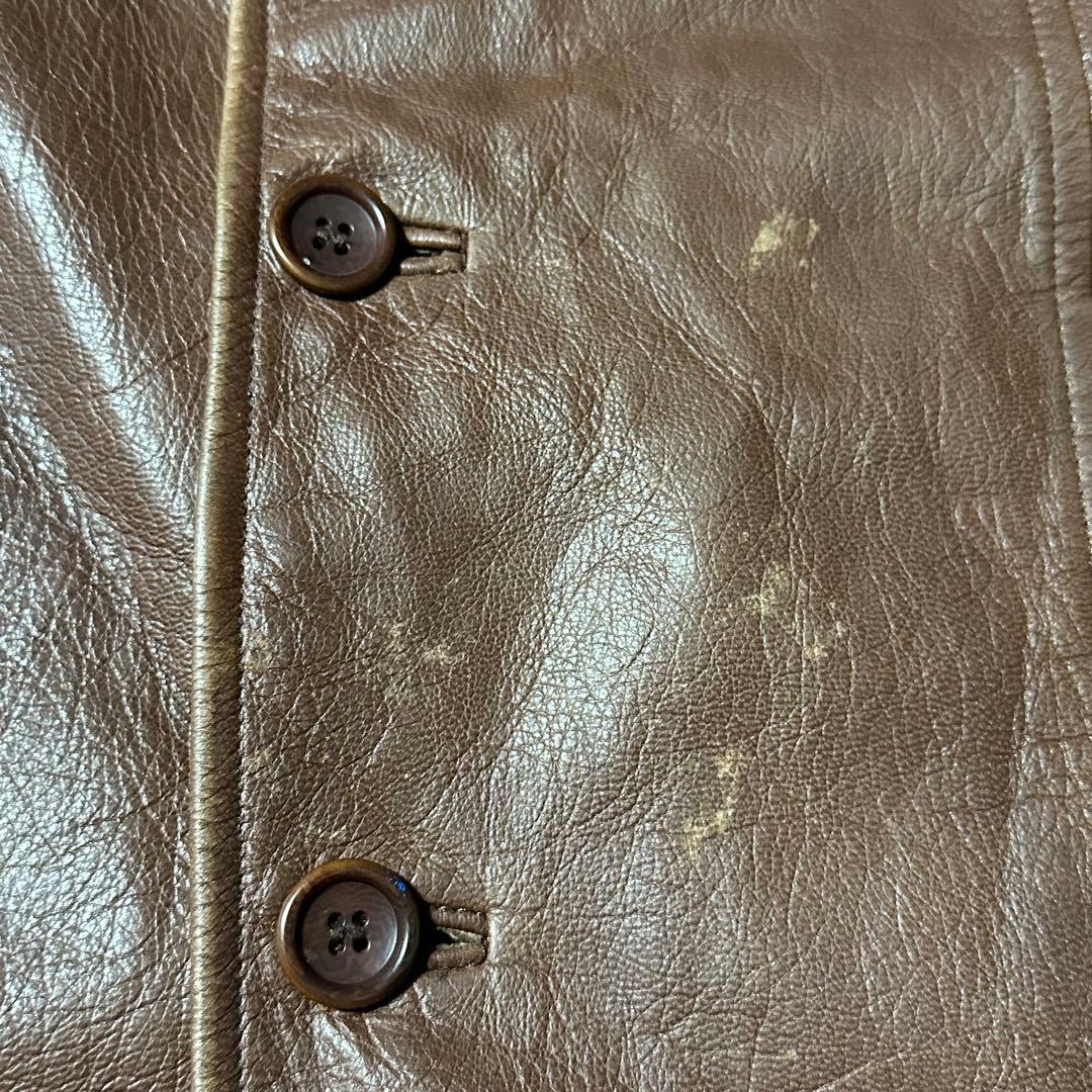 KENZO HOMME 羊革 カーコート ブラウン archive