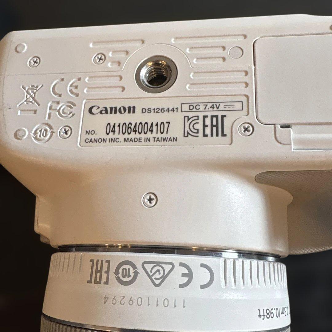 Canon EOS Kiss X7 ホワイト レンズ2本