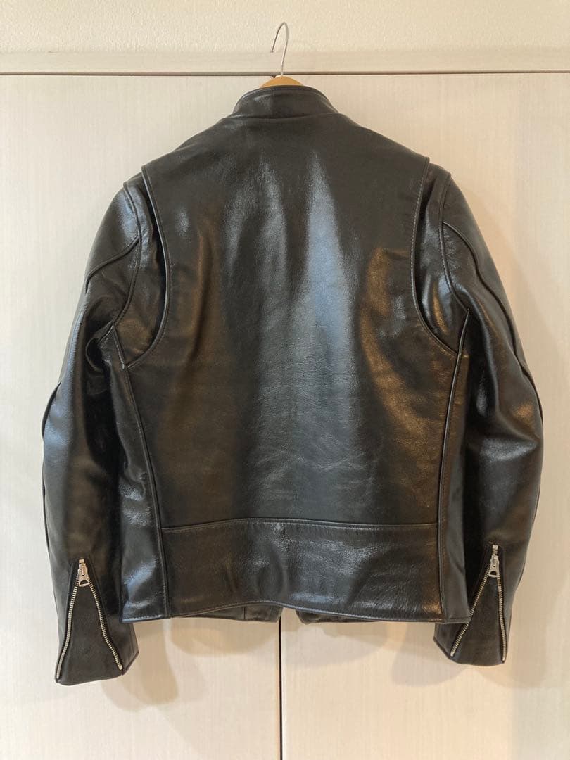 Schott 641XXH 馬革シングルライダース サイズ36 ブラック