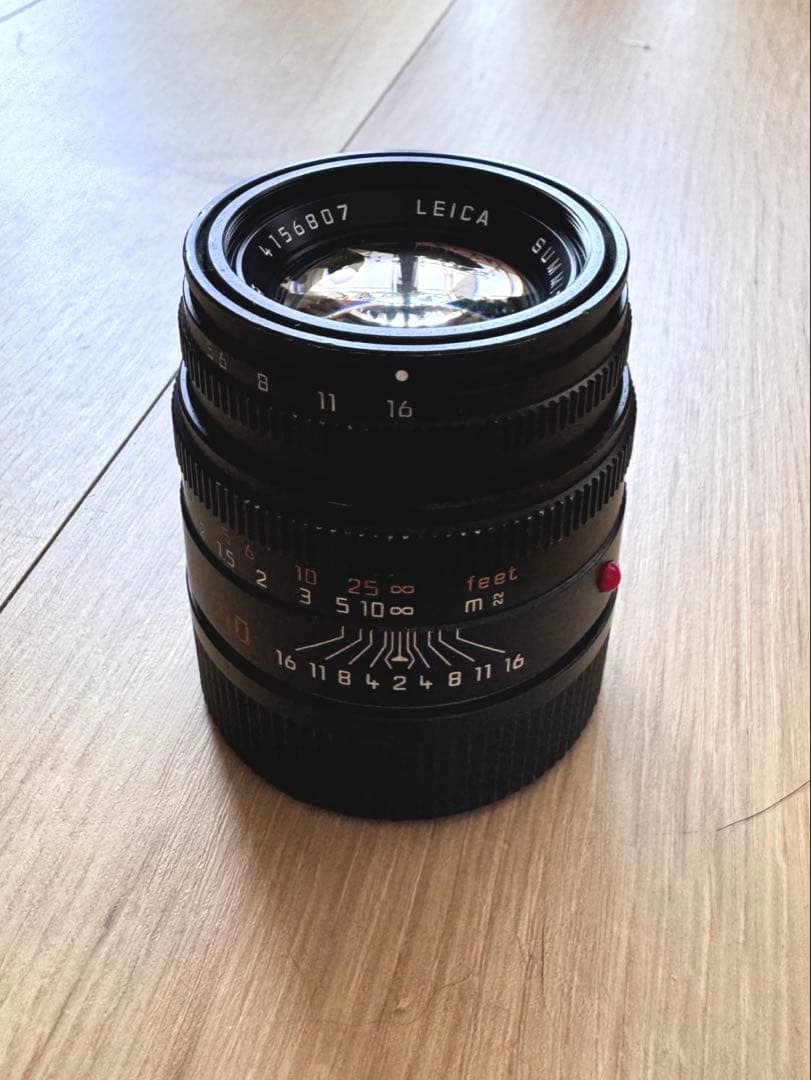 本日限定　Leica ズミクロンM50mm F2.0 レンズフード組込 6bit