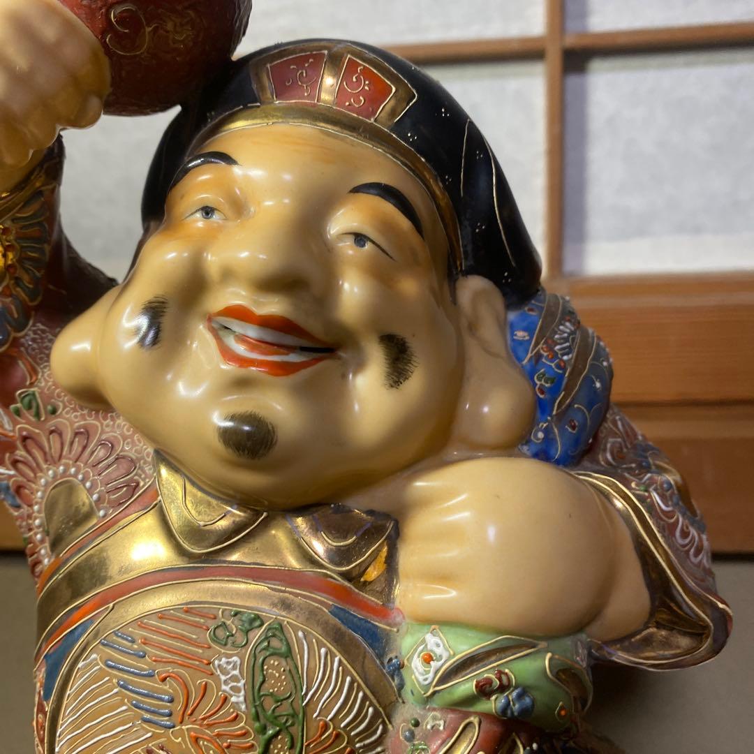 古九谷焼　大黒天置物