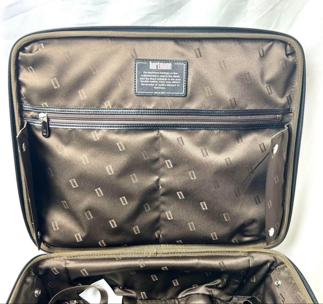 【美品】hartmann ハートマン キャリーケース　スーツバック　ブラック　黒