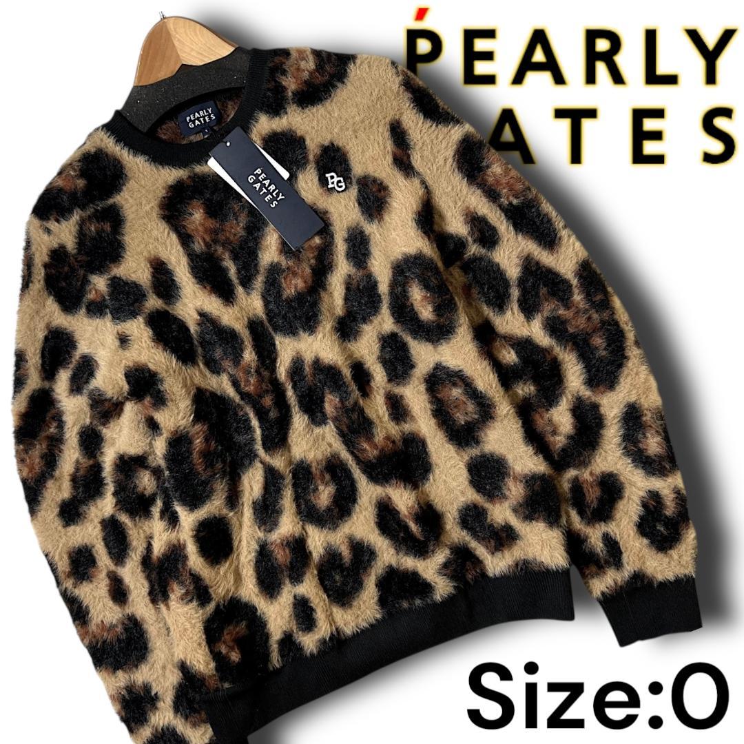 0 パーリーゲイツ シャギーサーマル レオパード ニット セーター 051