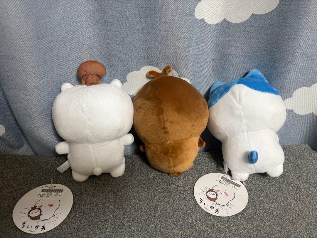 ちいかわ　カブトムシと一緒ぬいぐるみ