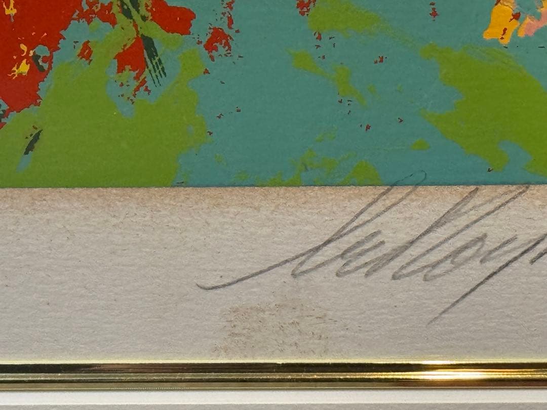 【真作】リロイ・ニーマンLeroy Neiman「PASSISTAS」セリグラフ