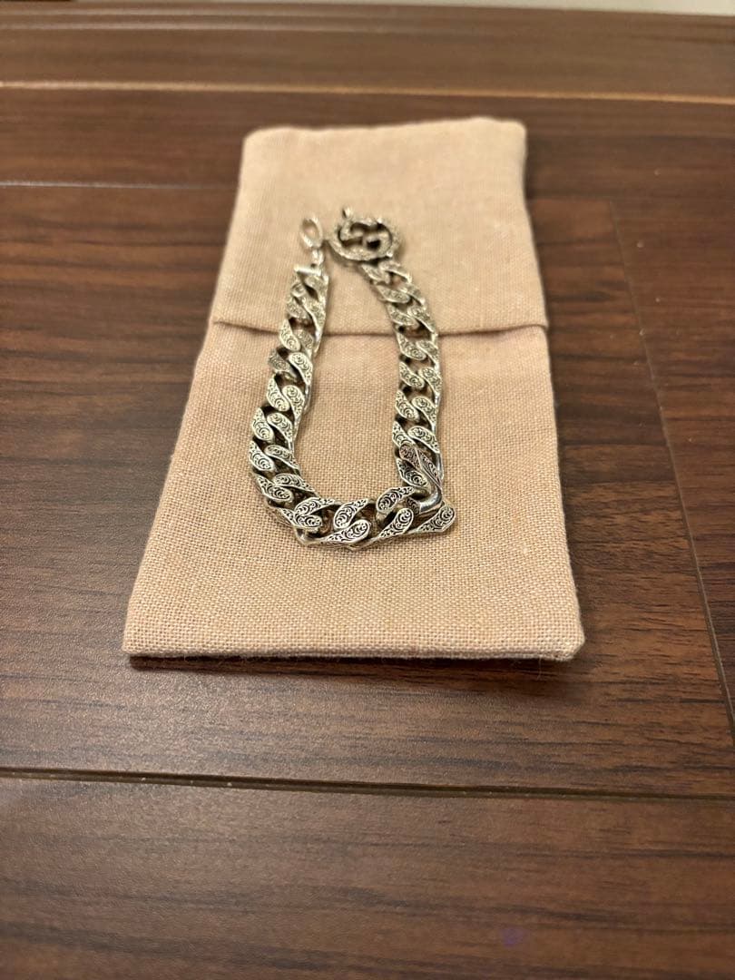 【新品　未使用】GUCCI 〔グッチ インターロッキング〕チェーン ブレスレット