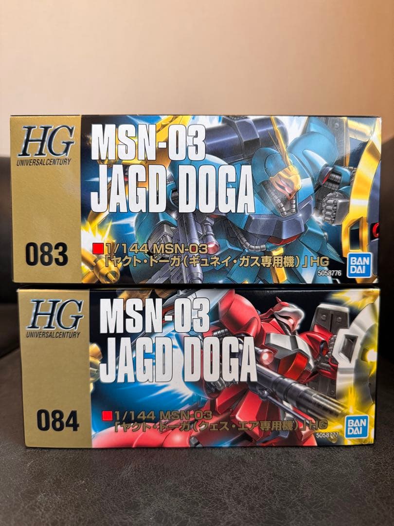 【新品】HGUC ヤクト・ドーガ(ギュネイ・ガス&クェス・エア)専用機2セット