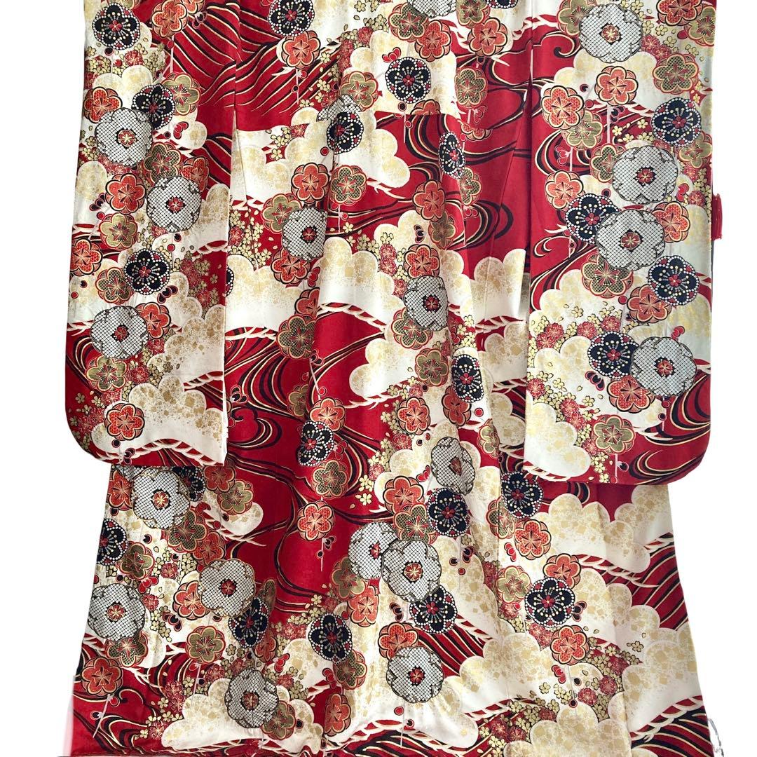 ★™️ 身丈170 赤 振袖4点セット‼️お振袖セット‼️ NO109 フルセット