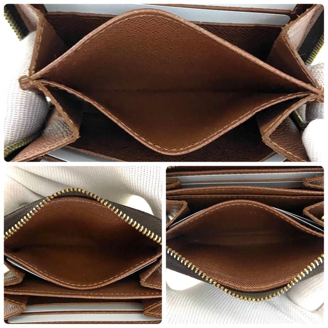 ルイヴィトン パース モノグラム ラウンドファスナー モノグラム ブラウン