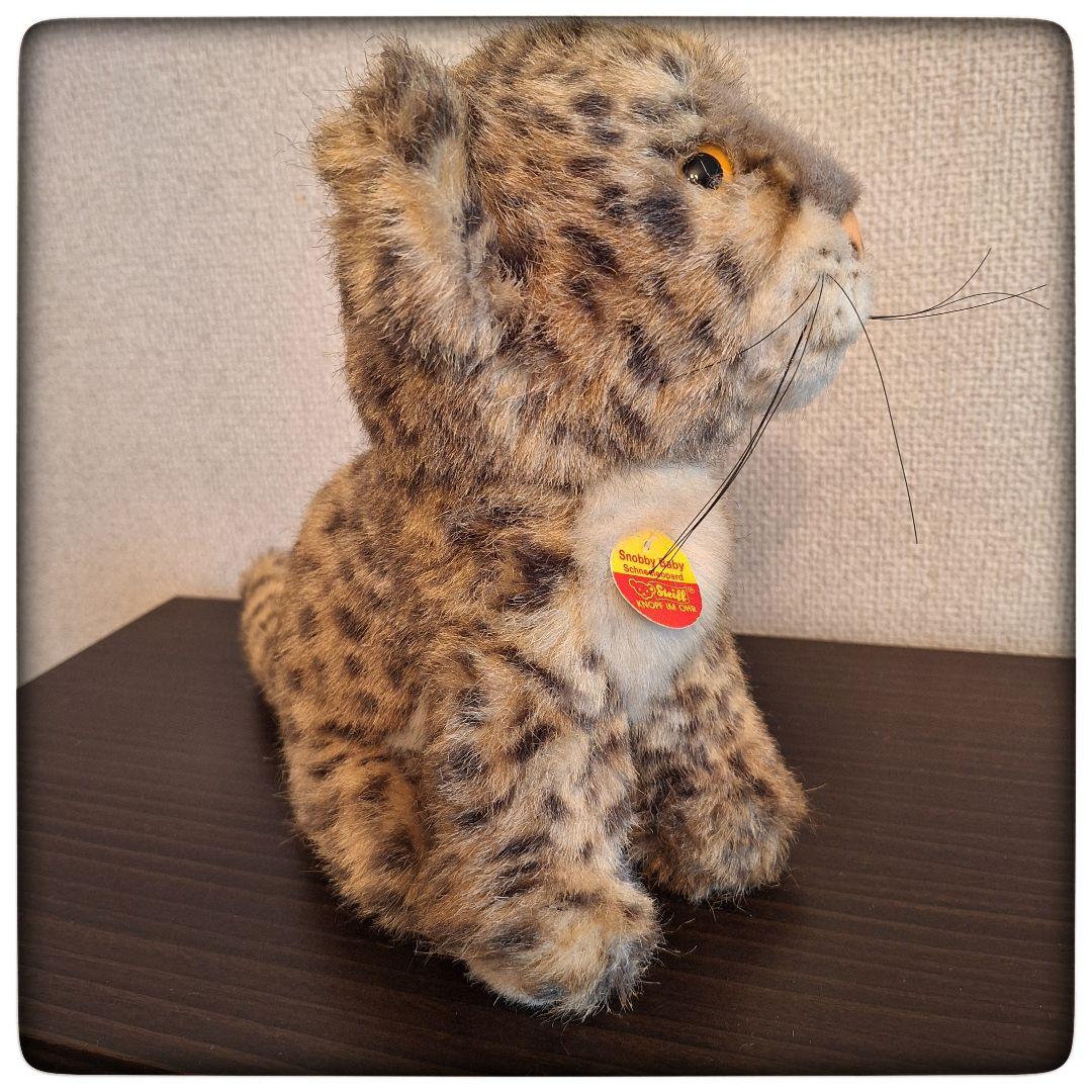 【ユキヒョウ Snobby Baby Schneel】ヴィンテージ シュタイフ