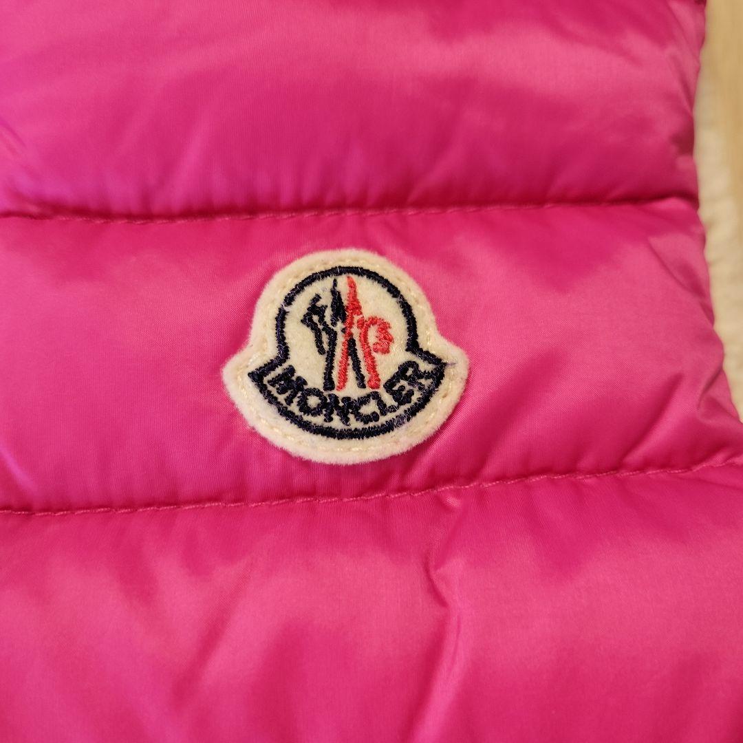 お値下げ　Moncler モンクレール ピンク ダウンベスト 92cm