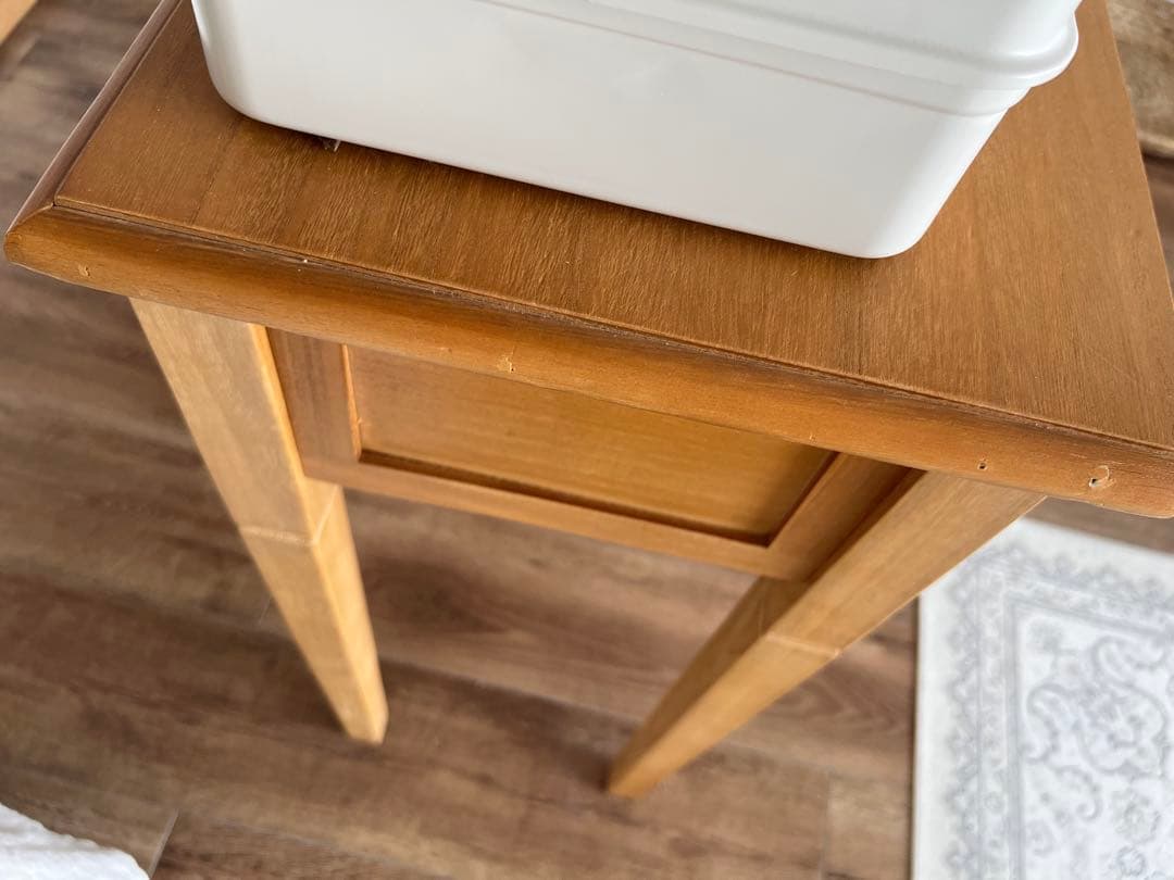 【本日で出品終了】コンソールデスク 木目オーブテーブル ナチュラルアンティーク